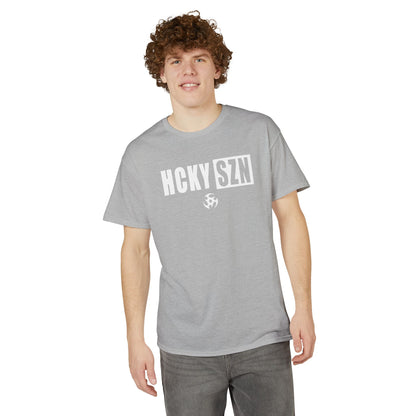 HCKY SZN Simple Star DryBlend Tee Shirt (White Logo) - Various Colors