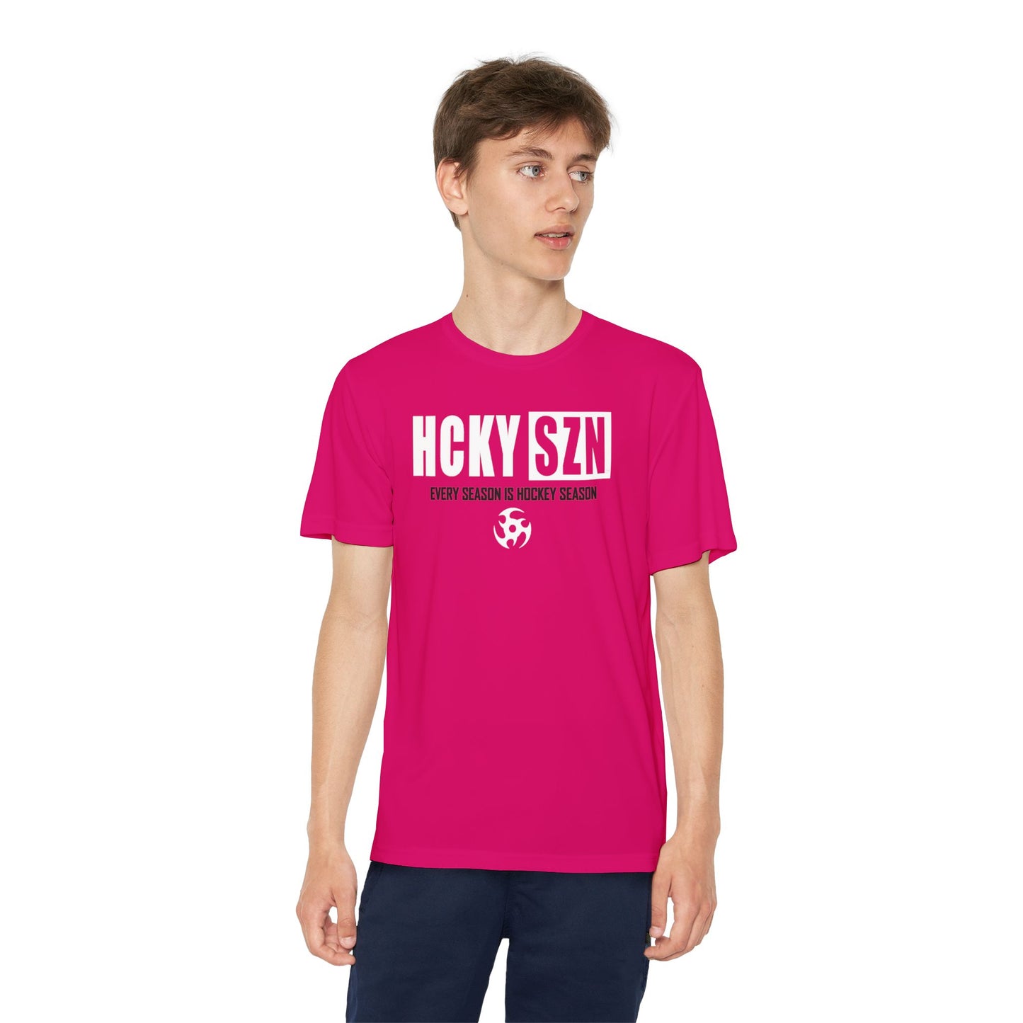 Every Season is HCKY SZN Youth Competitor Tee (White Logo) - Various Colors