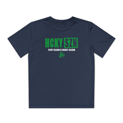 Every Season is HCKY SZN Youth Competitor Tee (Green Logo) - Various Colors