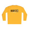 HCKYSZN (All Gas) Long Sleeve Adult Performance Tee - Gold/Black/White