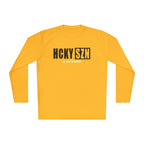 HCKYSZN (All Gas) Long Sleeve Adult Performance Tee - Gold/Black/White