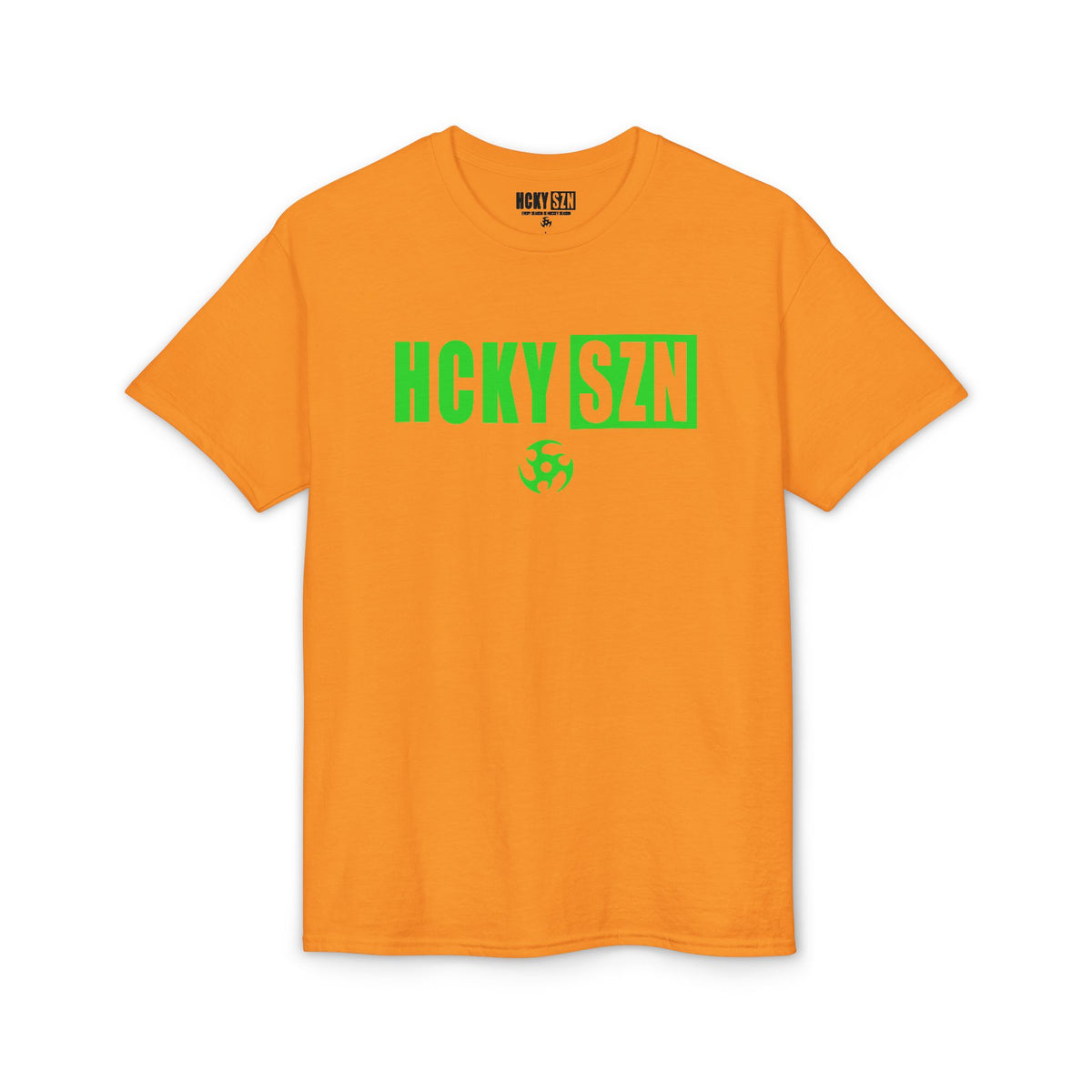HCKY SZN Simple Star DryBlend Tee Shirt (Lime Logo) - Various Colors