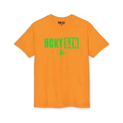 HCKY SZN Simple Star DryBlend Tee Shirt (Lime Logo) - Various Colors