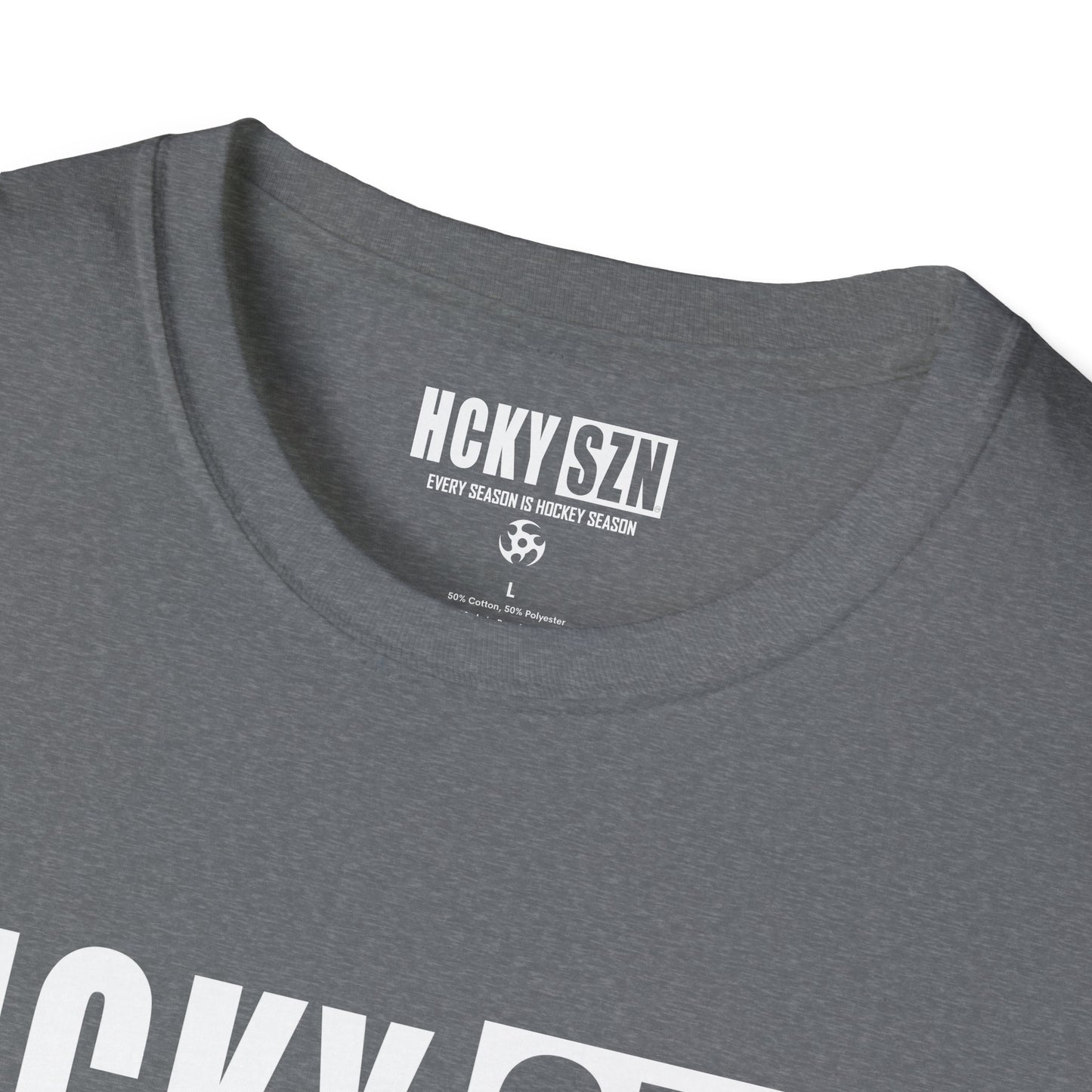 HCKY SZN Softstyle Tee Shirt (Heather Graphite)