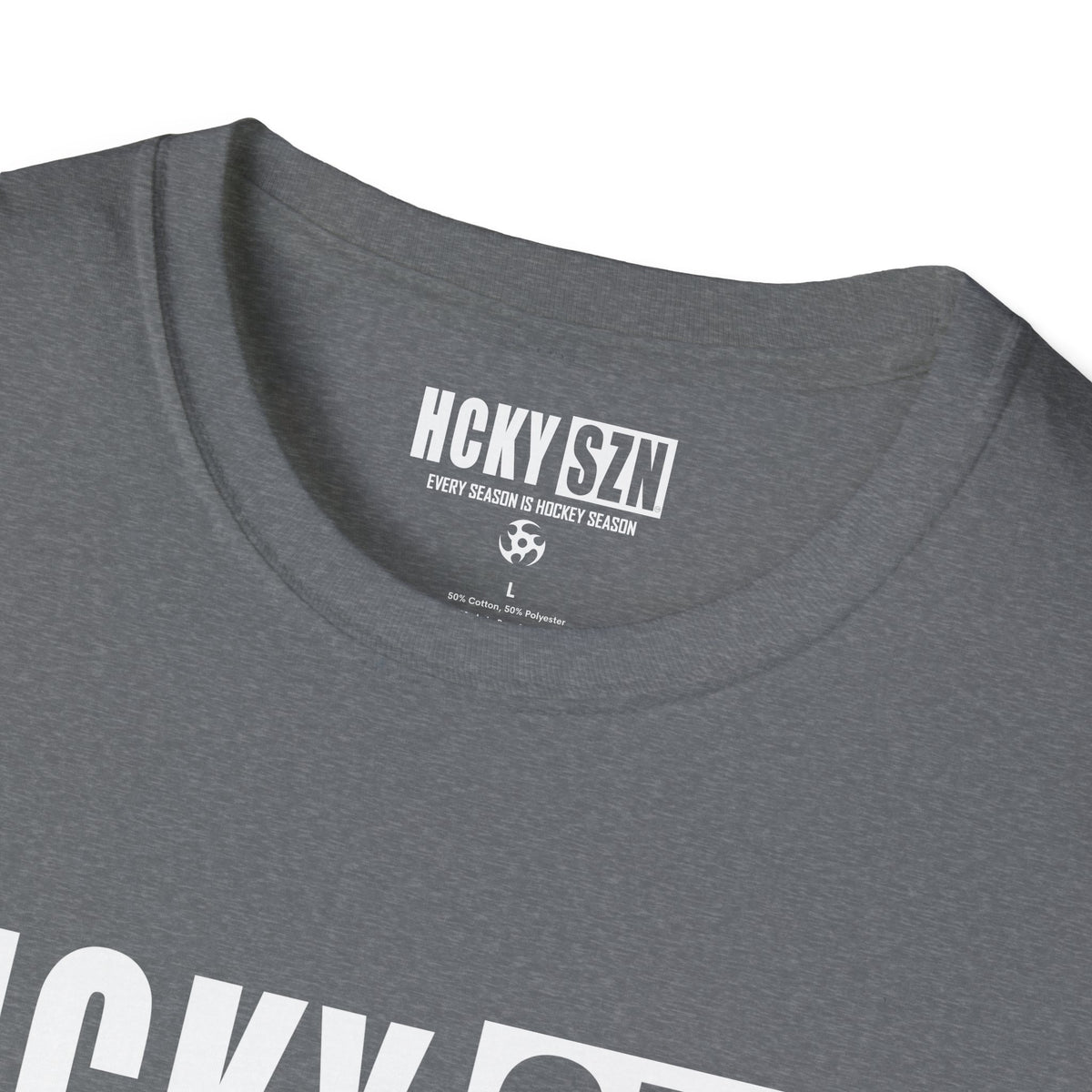 HCKY SZN Softstyle Tee Shirt (Heather Graphite)