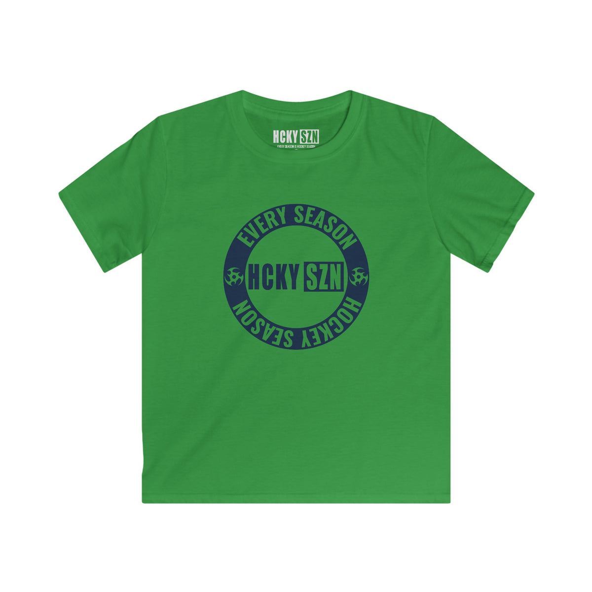 Youth Circle SZN Softstyle Tee (Navy Logo) - Various Colors