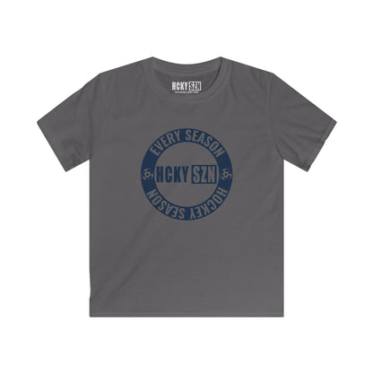 Youth Circle SZN Softstyle Tee (Navy Logo) - Various Colors