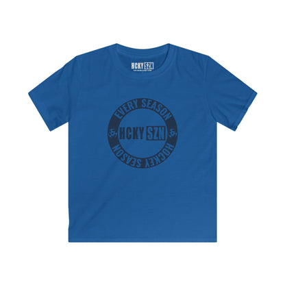 Youth Circle SZN Softstyle Tee (Navy Logo) - Various Colors