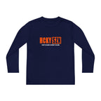 Every Season is HCKY SZN Youth Competitor Long Sleeve Tee (Orange Logo) - Various Colors
