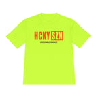 HCKYSZN (Deke Dangle) Adult Performance Tee - Neon Yellow/Orange/Black
