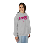 Youth HCKY SZN (Raspberry Logo) Hooded Sweatshirt - Various Colors