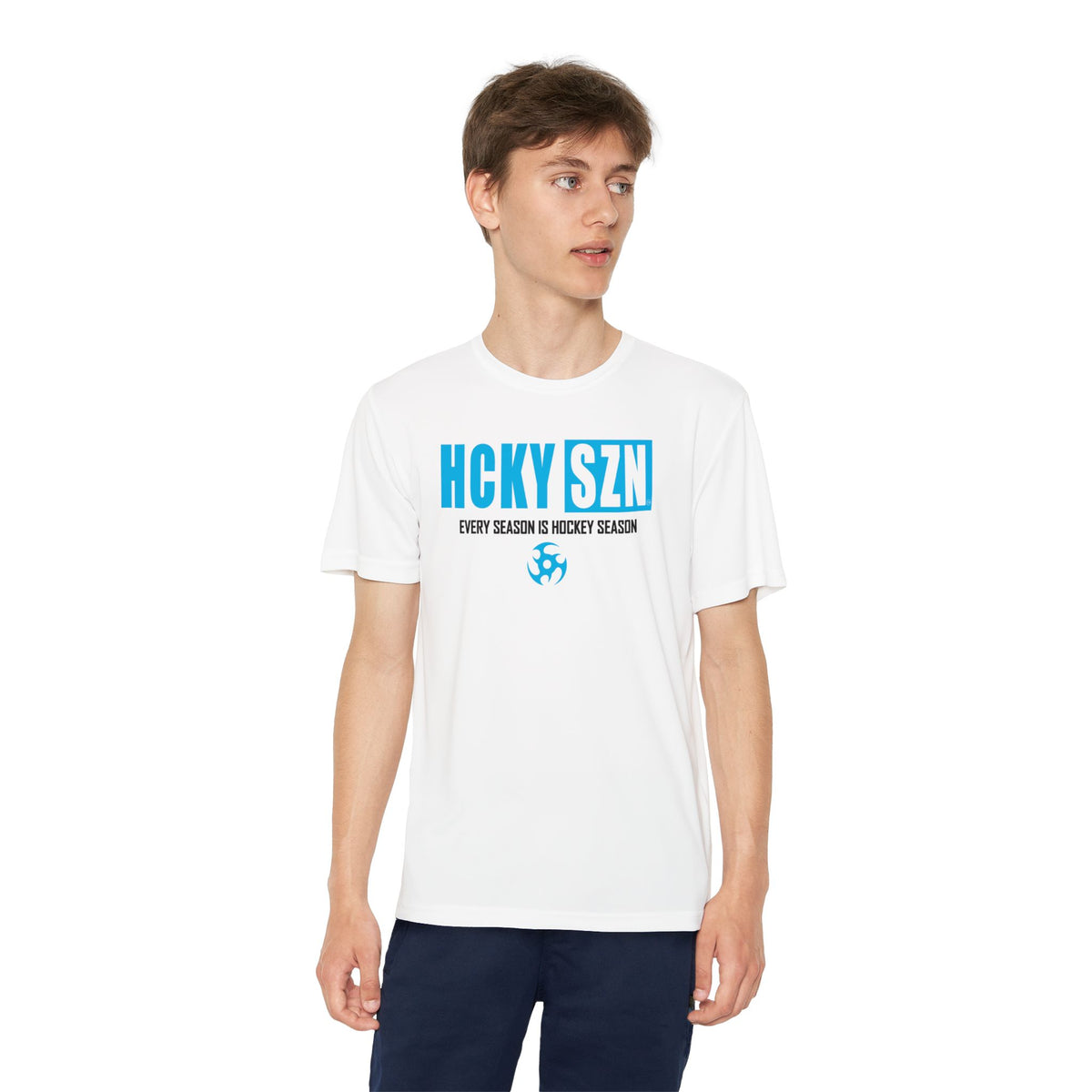 Every Season is HCKY SZN Youth Competitor Tee (Sky Blue  Logo) - Various Colors