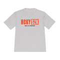 HCKYSZN (Hustle Hit) Adult Performance Tee - Silver/Orange/Black