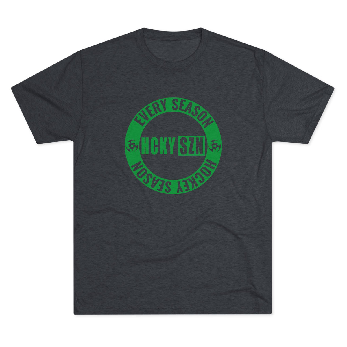 HCKY SZN Circle Logo TriBlend Tee Shirt (Green) - Various Colors