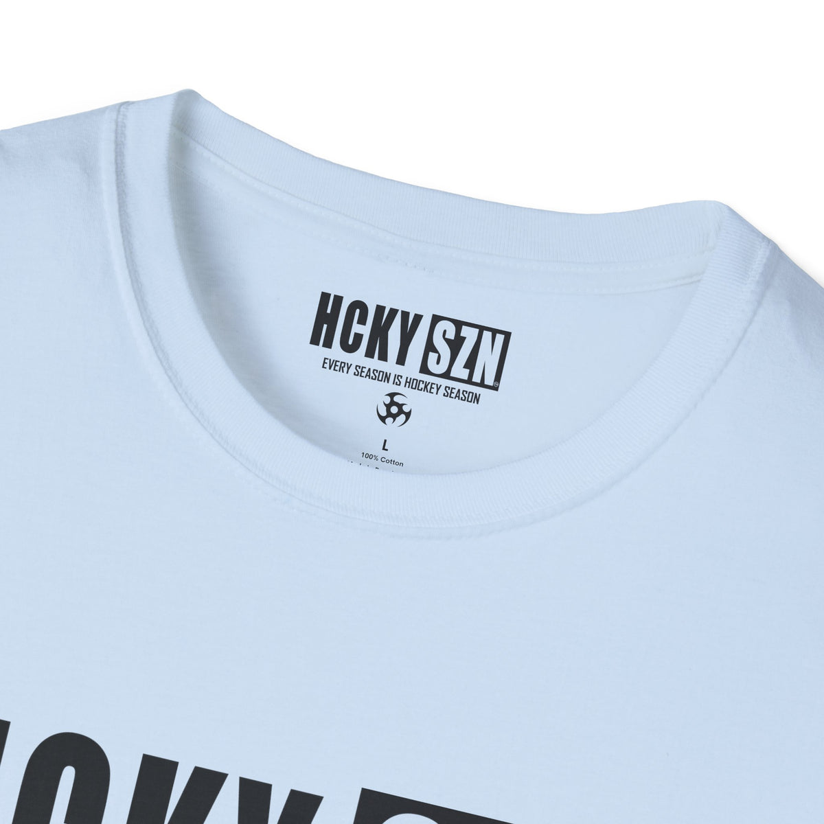 HCKY SZN Softstyle Tee Shirt (Light Blue)