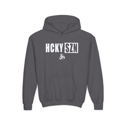 Youth HCKY SZN (White Logo) Hooded Sweatshirt - Various Colors