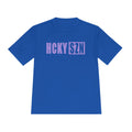 HCKYSZN (Flagship Logo) Adult Performance Tee - Royal/Lavender