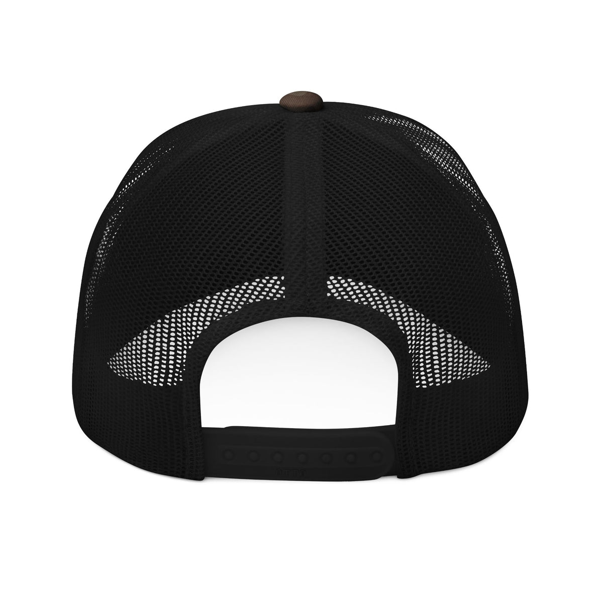 HCKY SZN Embroidered Black Camo Trucker Hat