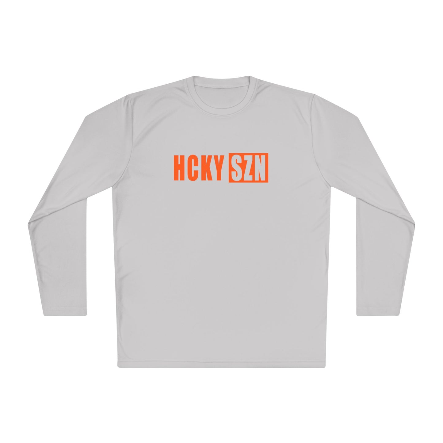 HCKY SZN Performance Long Sleeve Tee (Orange Logo) - Various Colors