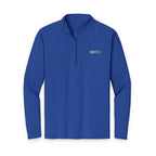 HCKY SZN Embroidered Quarter-Zip Pullover (Royal/White)