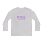 Every Season is HCKY SZN Youth Competitor Long Sleeve Tee (Lavender Logo) - Various Colors
