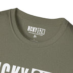 HCKY SZN Softstyle Tee Shirt (Heather Military Green)