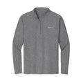 HCKY SZN Embroidered Quarter-Zip Pullover (Heather Grey/White)