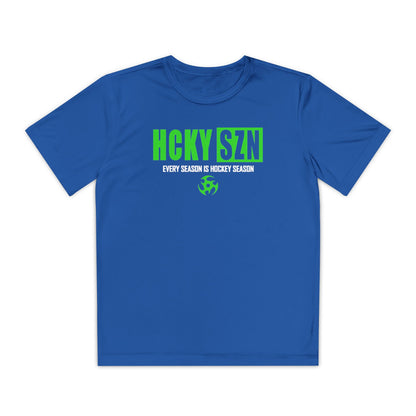 Every Season is HCKY SZN Youth Competitor Tee (Lime Logo) - Various Colors