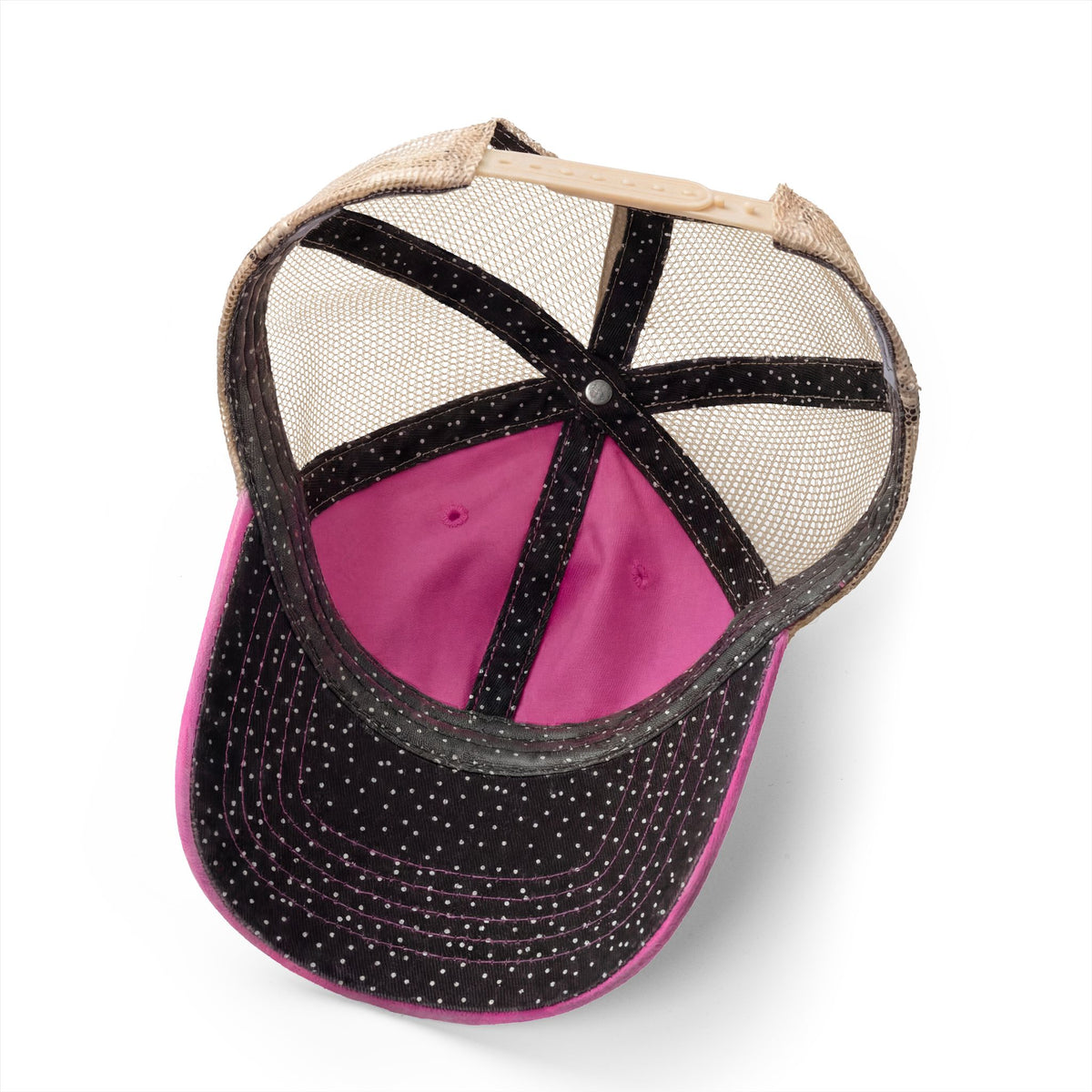 Women's Every Season Mesh Back Cap - Rose/Polka Dots