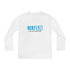 Every Season is HCKY SZN Youth Competitor Long Sleeve Tee (Sky Blue Logo) - Various Colors
