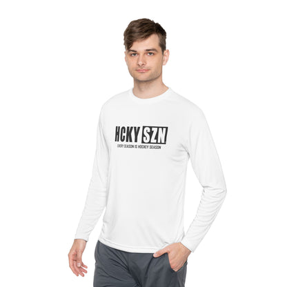 Every Season is HCKYSZN Performance Long Sleeve Tee - Black Logo