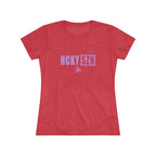 Women’s Hockey Vibe Triblend Tee (Lavender Logo)