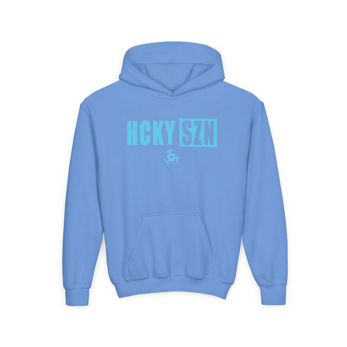 Youth HCKY SZN (Sky Blue Logo) Hooded Sweatshirt - Various Colors