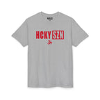 HCKY SZN Simple Star DryBlend Tee Shirt (Red Logo) - Various Colors