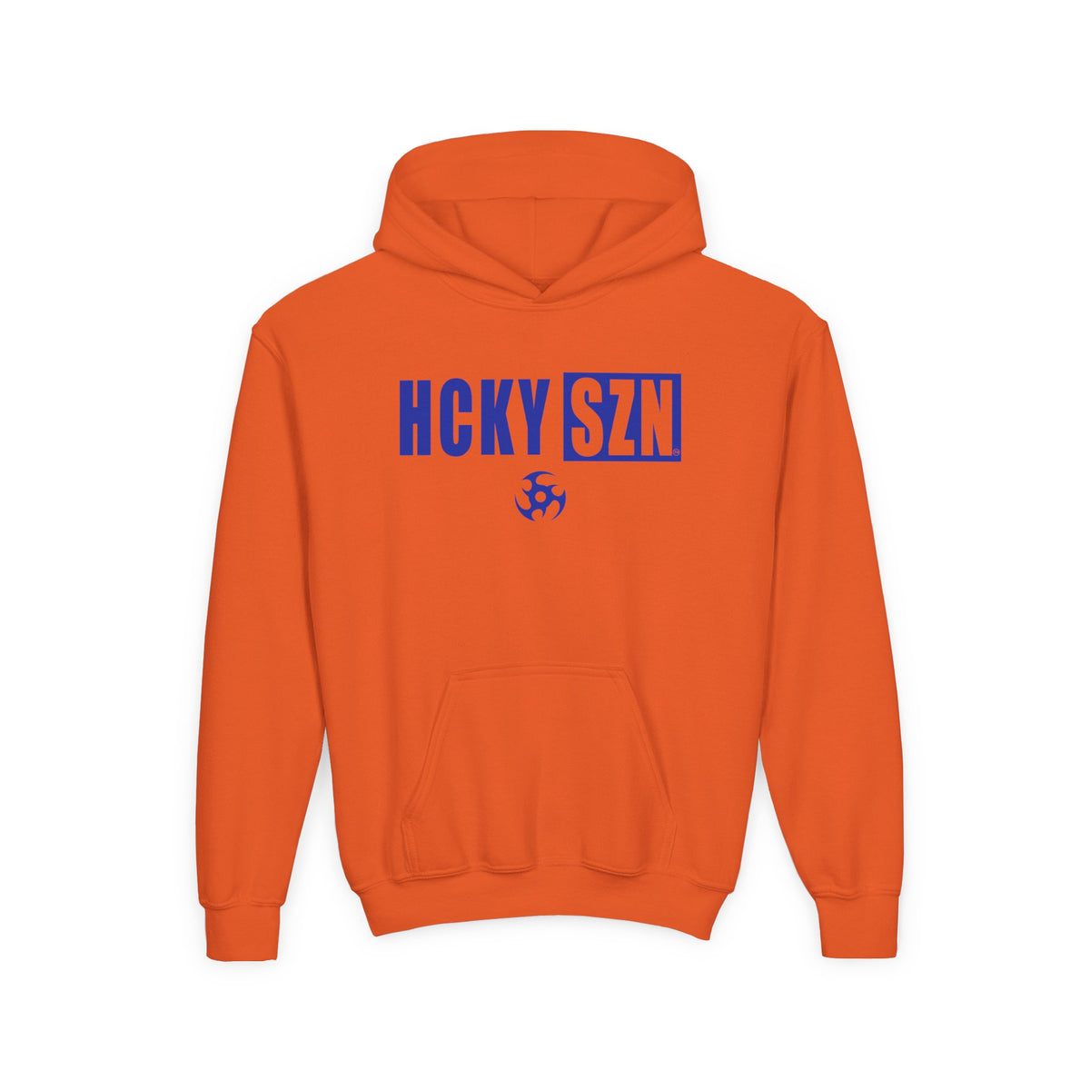 Youth HCKY SZN (Royal Blue Logo) Hooded Sweatshirt - Various Colors