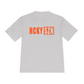 HCKYSZN (Flagship Logo) Adult Performance Tee - Silver/Orange