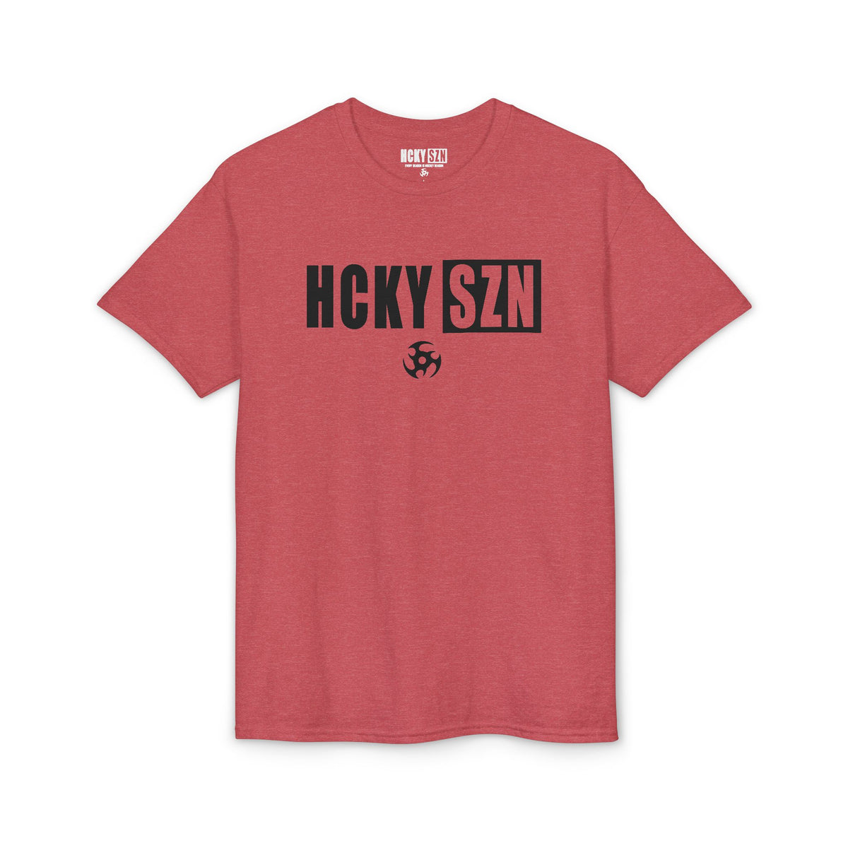 HCKY SZN Simple Star Logo DryBlend Tee Shirt (Black Logo) - Various Colors