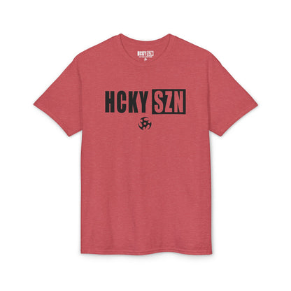 HCKY SZN Simple Star Logo DryBlend Tee Shirt (Black Logo) - Various Colors