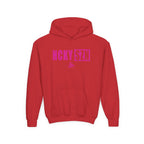 Youth HCKY SZN (Hot Pink Logo) Hooded Sweatshirt - Various Colors