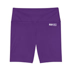 HKY SZN High Waisted Workout Shorts (Wineberry Purple)