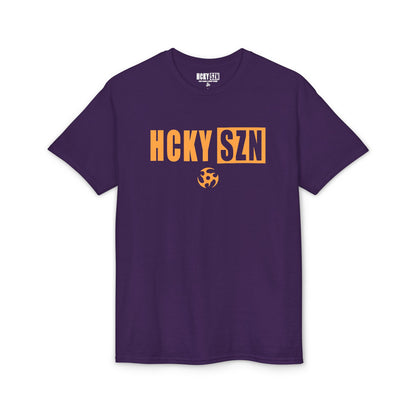 HCKY SZN Simple Star DryBlend Tee Shirt (Mango Logo) - Various Colors