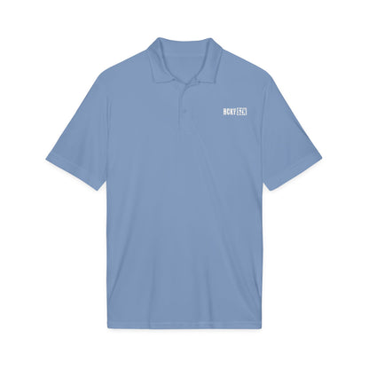 HCKY SZN Embroidered Performance Hockey Polo (Carolina Blue)