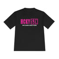 HCKYSZN Every Season Adult Performance Tee - Black/Hot Pink