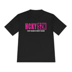 HCKYSZN Every Season Adult Performance Tee - Black/Hot Pink