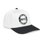 HCKY SZN Circle Logo Mid Profile Baseball Cap (White/Black/Black)