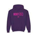 Youth HCKY SZN (Hot Pink Logo) Hooded Sweatshirt - Various Colors