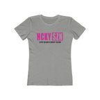 Every Season Is Hockey Season Women's Boyfriend Tee (Hot Pink Logo) - Various Colors