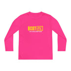 Every Season is HCKY SZN Youth Competitor Long Sleeve Tee (Yellow Logo) - Various Colors