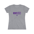 Women’s Hockey Vibe Triblend Tee (Purple Logo)
