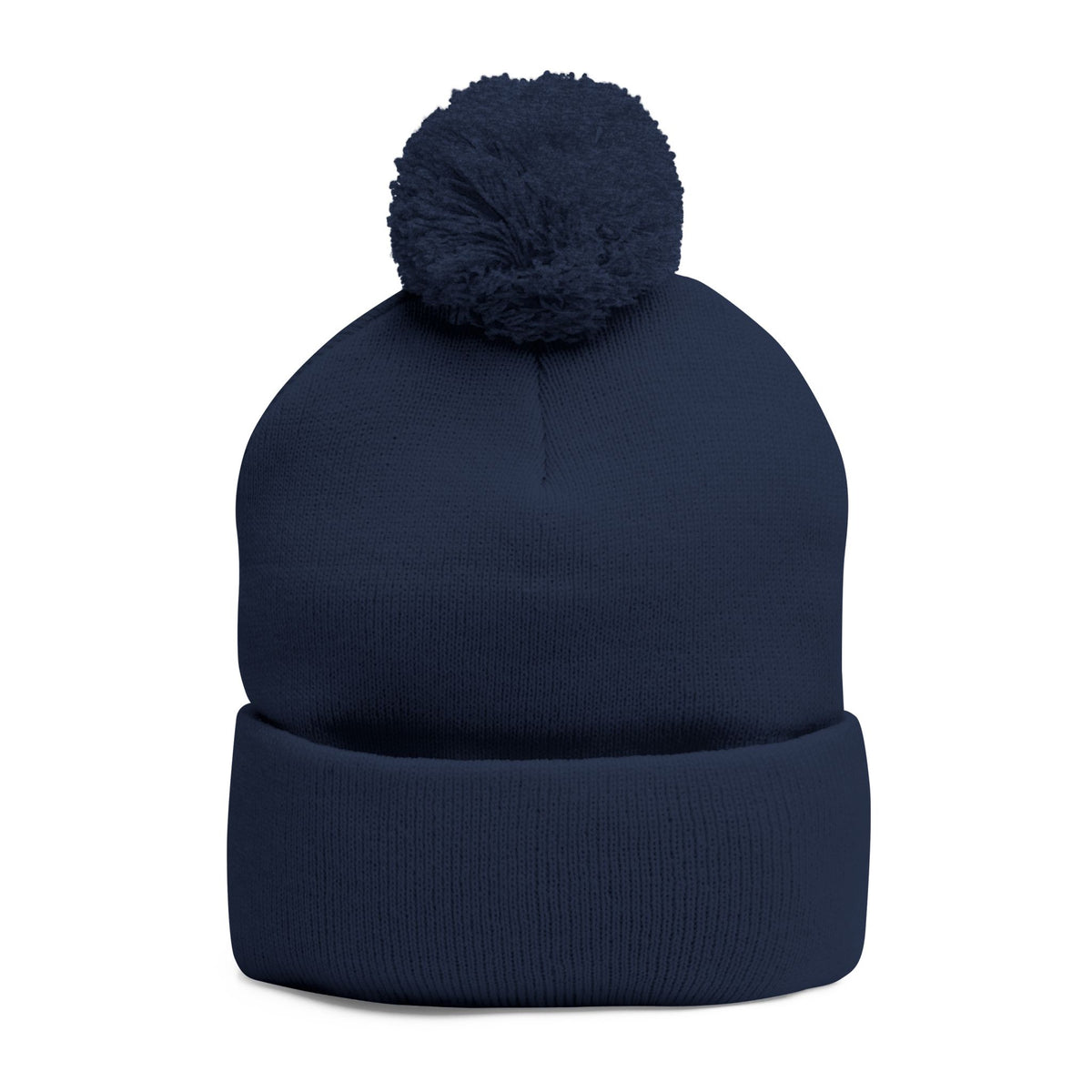 HCKY SZN Embroidered Pom-Pom Beanie - Navy